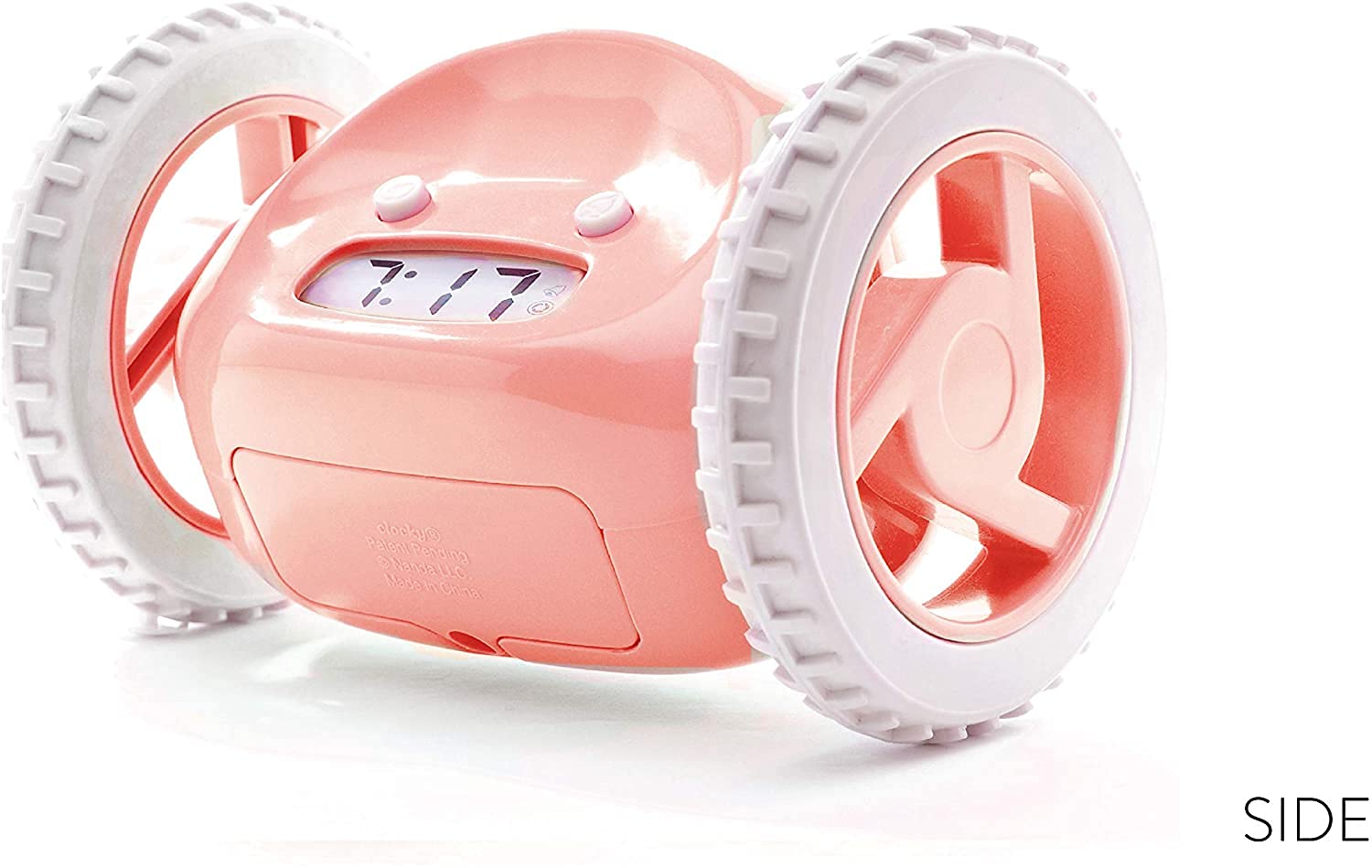 CLOCKY PVC Alarm Clock on Wheels – Velqua